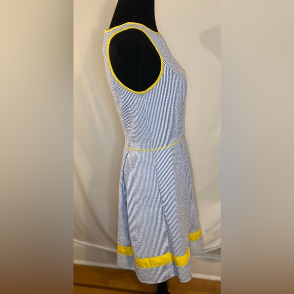 Ellie Blue and Yellow Dress size Small - Picture 8 of 16